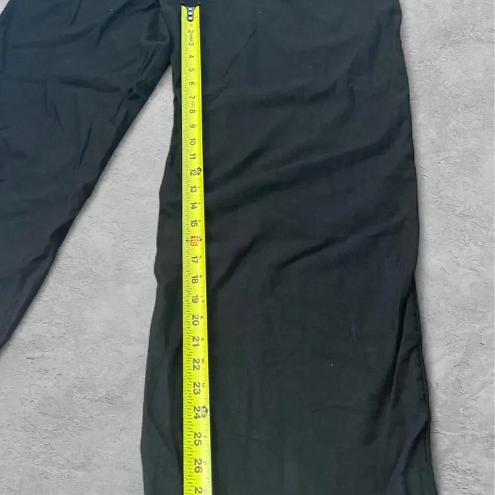 Babaton Sontag Linen Cropped Pants Black
